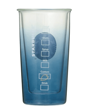 Starbucks Sakura2025 Double Wall Glass 355Ml Night Blue Sakura Cherry Blossom