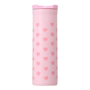 Starbucks Valentine’s Day 2022 Stainless Steel Bottle Heart 473ml - Japanese Bottles Home