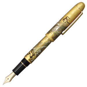 Platinum Fountain Pen Century Kanazawa Foil Shoryu, Medium Point, 14K gold nib, ideal for writing