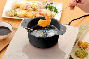 Sugiyama Metal Japan Tempura Pot Gray 8.0X22.0X17.2Cm Mini Mini