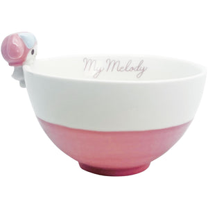 Sun Art My Melody Ride - On Rice Bowl & Teacup Set Sanrio Gift