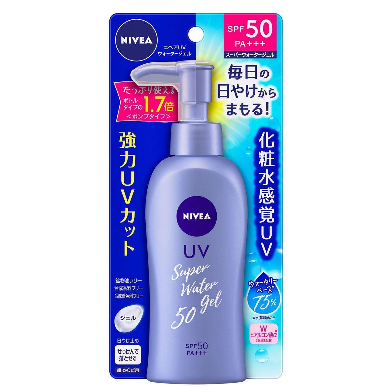 Nivea Sun Protect Super Water Gel Sunscreen, 140g, SPF50 PA+++, ideal for daily UV protection