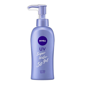 140g Nivea Sun Protect Super Water Gel Sunscreen, lightweight formula, designed for all skin types.