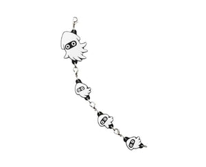 Super Mario Linking Blooper Rubber Keychain - Anime & Video Games