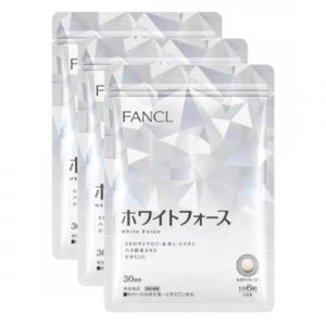 FANCL White Force Economical Set of 3, supplement pack, designed for daily beauty and wellness support