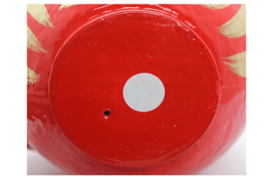 Takasaki Daruma, Fuku Daruma No. 8, Red, (25 x 21 x 26 cm) DARUMA - FUKU8