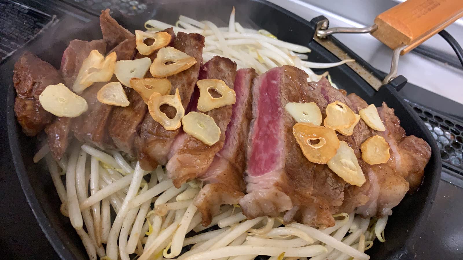 Taniguchi - Metal Grill Pan 20X20Cm Ih Compatible Japan Fluorine Processing Handle Natural Wood Foldable