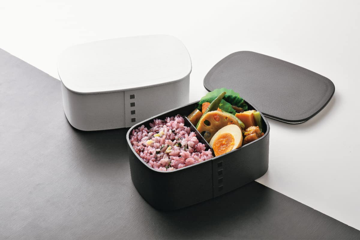 Tatsumiya Hakoya Wappa One - Stage Bento 700Ml Matte Black Japan