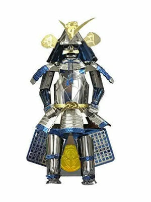 Tenyo Metallic Nano Puzzle Multi Color Yoroi Kenshin Uesugi Model Kit - Toy