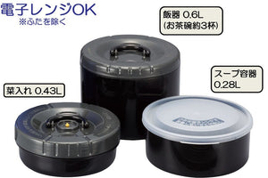 The - Peacock Arl - 18(A) Blue Vertical Stainless Steel Lunch Jar Thermal Insulation Japan