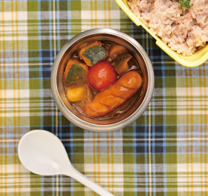 Thermos 0.5L Vacuum Insulated Food Container Black Jbm - 500 Bk Japan