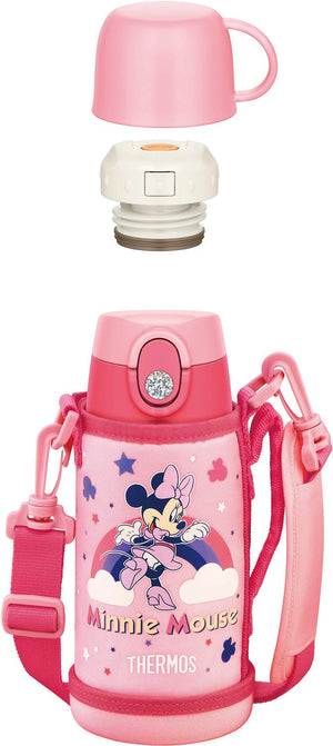 Thermos 0.64L Vacuum Insulated Water Bottle Minnie Pink 2 - Way Series Fjo - 600Wfds P