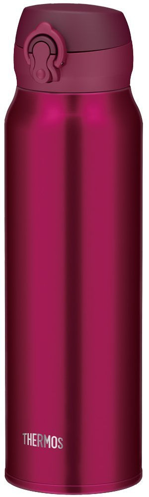Thermos 0.75L Ruby Red Vacuum Insulated Mobile Mug - One - Touch Open Type