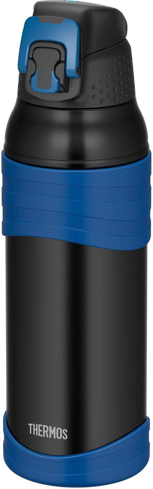 Thermos 1.0L Black Blue Vacuum Insulated Sports Bottle for Cold Storage - Fjc - 1000 Bk - Bl