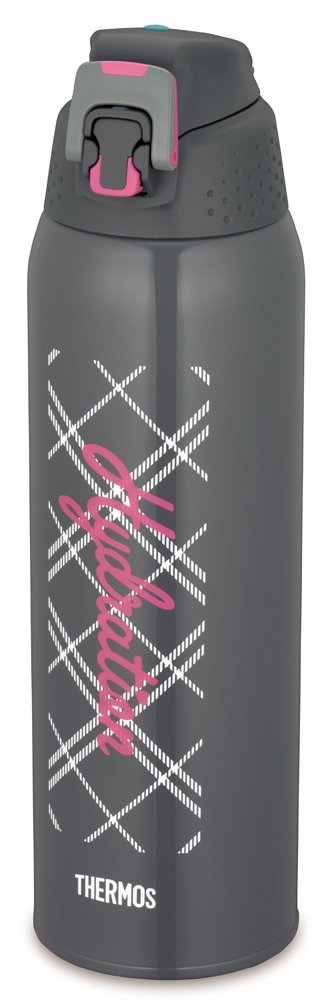 Thermos 1.5L Grey Gingham Cold Storage Sports Bottle Vacuum Insulated FFZ - 1502F