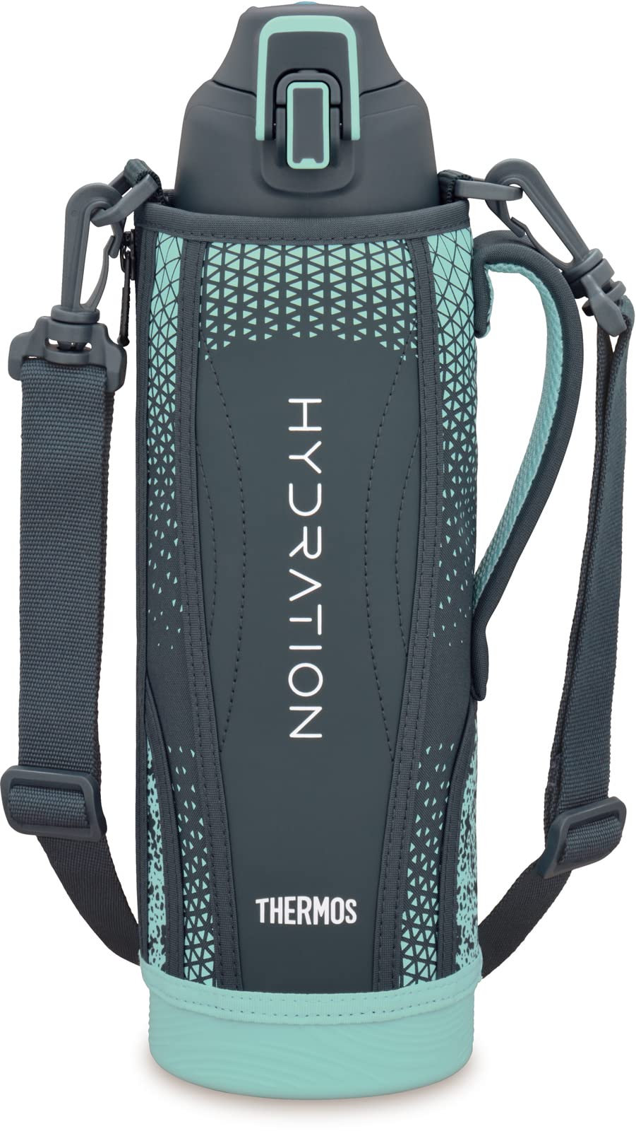 Thermos 1.5L Navy Mint Vacuum Insulated Sports Bottle for Cold Storage - Fht - 1502F Nvmt