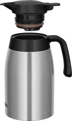 Thermos 1.5L Stainless Steel Black Pot Model Ttb - 1500 Sbk