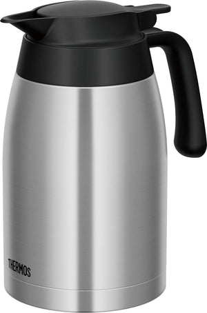 Thermos 1.5L Stainless Steel Black Pot Model Ttb - 1500 Sbk