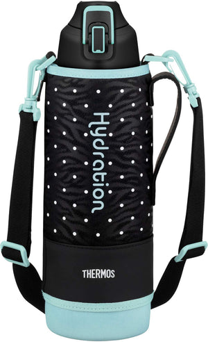 Thermos 1.5L Vacuum Insulated Sports Water Bottle Dot Black - FHT - 1500F D - Bk