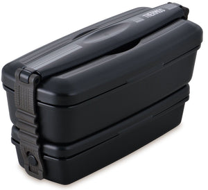 Thermos 2 Tier 900ml Fresh Lunch Box in Black Gray - Djb - 905W Bkgy