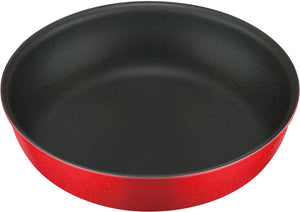 Thermos 20cm Bright Red Durable Frying Pan Detachable Handle for Gas Stove