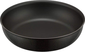 Thermos 24cm Black IH Compatible Frying Pan with Detachable Handle KVA - 024 BK