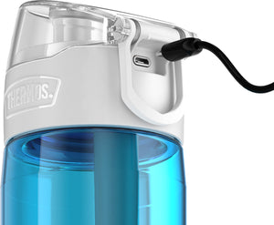 Thermos 24oz Teal Hydration Bottle with Smart Lid for Overseas Travel