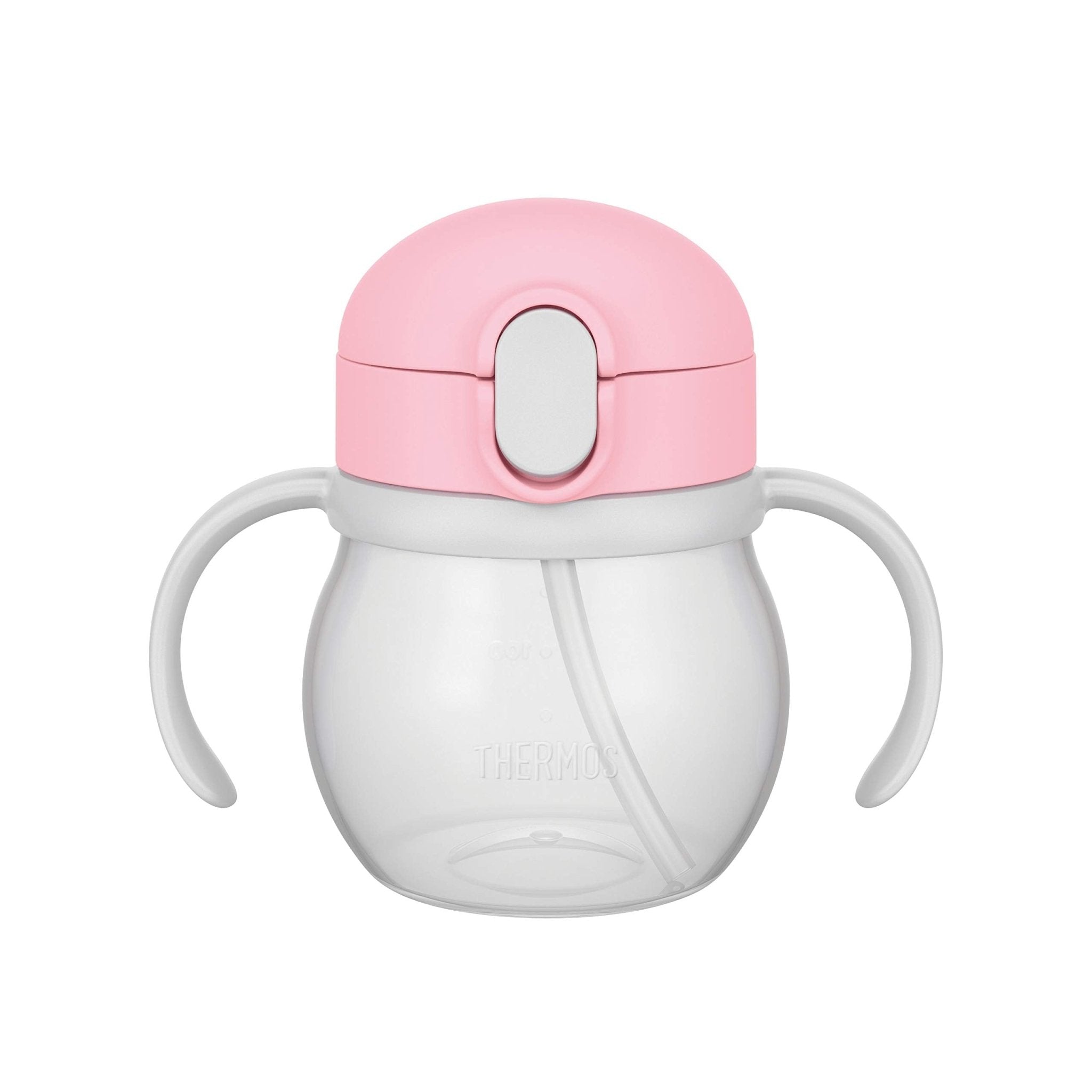 Thermos 250ml Baby Straw Mug Powder Pink Leak - Proof Design