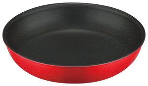 Thermos 26Cm Durable Series Frying Pan with Detachable Handle - Bright Red