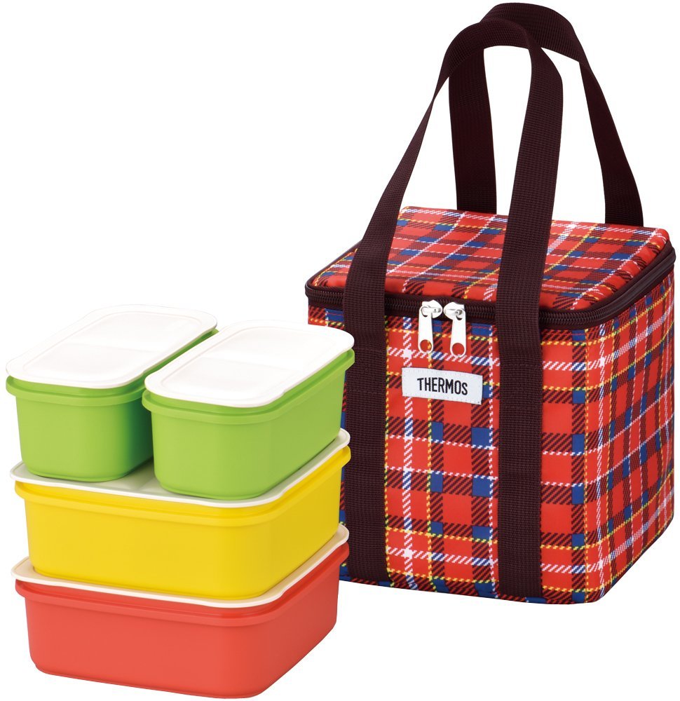 Thermos 2.7L Family Fresh Red Lunch Box Djf - 2800 R