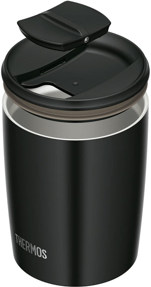 Thermos 300ml Black Vacuum Insulated Tumbler with Lid - JDP - 300 BK Series