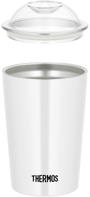 Thermos 300ml Insulated White Straw Cup - JDJ - 300 WH Series