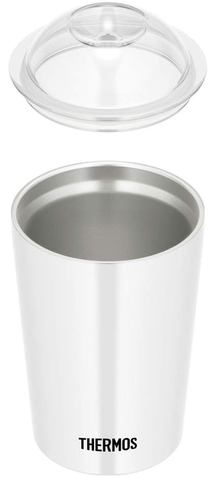 Thermos 300ml Insulated White Straw Cup - JDJ - 300 WH Series