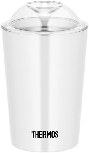 Thermos 300ml Insulated White Straw Cup - JDJ - 300 WH Series