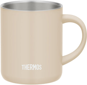 Thermos 350ml Beige Vacuum Insulated Mug Model Jdg - 352C