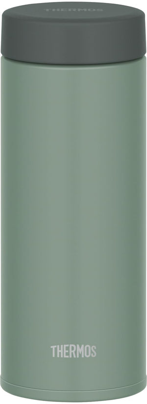 Thermos 350ml Leaf Green Stainless Steel Vacuum Insulated Water Bottle - Easy Clean Screw Cap Leak - Proof