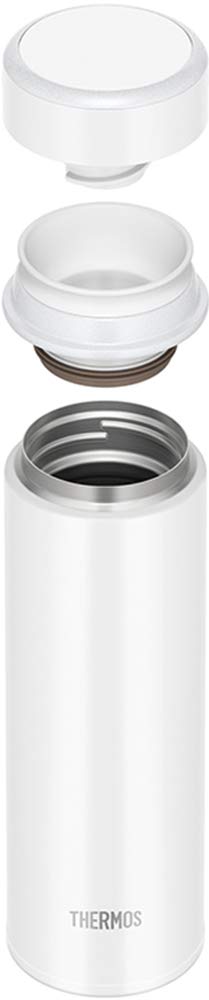 Thermos 350Ml Matte White Vacuum Insulated Portable Water Bottle Jog - 350 Mtwh