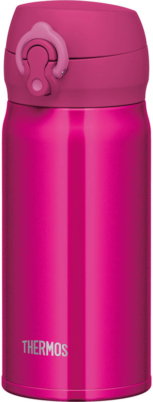 Thermos 350ml Vacuum Insulated Portable Water Bottle in Rose Red - JNL - 355 RR