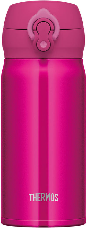 Thermos 350ml Vacuum Insulated Portable Water Bottle in Rose Red - JNL - 355 RR