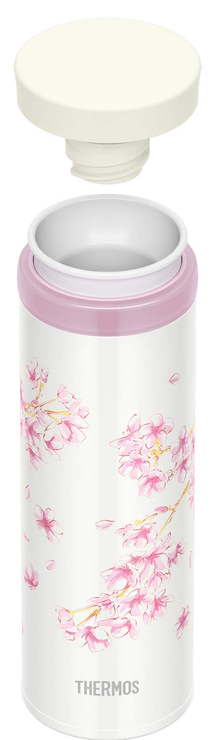 Thermos 350Ml Vacuum Insulated Water Bottle Made In Japan - Hanazakura Jny - 352 Hnz