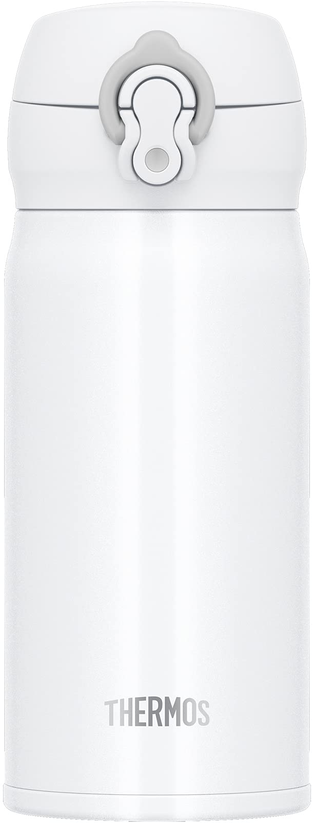 Thermos 350ml Vacuum Insulated Water Bottle Mobile Mug in White Gray JNL - 355 WHGY