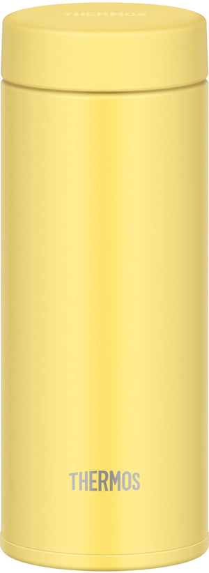 Thermos 350ml Yellow Stainless Steel Vacuum Insulated Water Bottle Easy Clean Portable Mug Jon - 350 Y