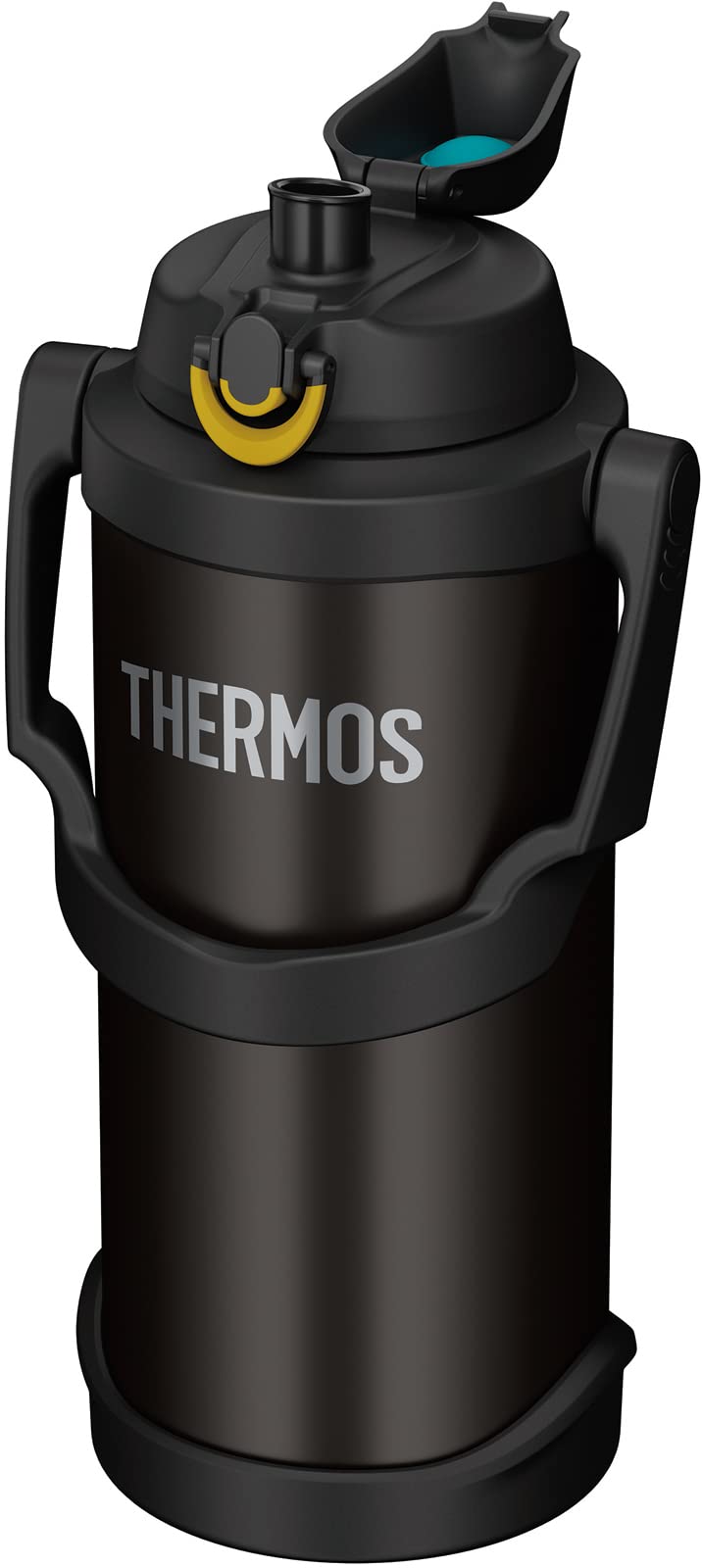 Thermos 3L Water Bottle - Black Vacuum Insulated Sports Jug Fjq - 3000 Bk