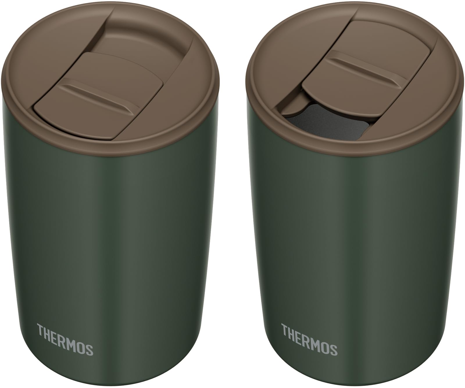 Thermos 400ml Forest Green Vacuum Insulated Tumbler with Lid JDP - 401 FG Model