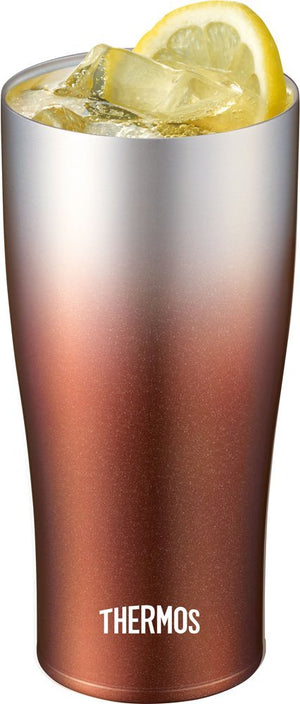 Thermos 420ml Vacuum Insulated Sparkling Brown Tumbler - Model JDE - 420C