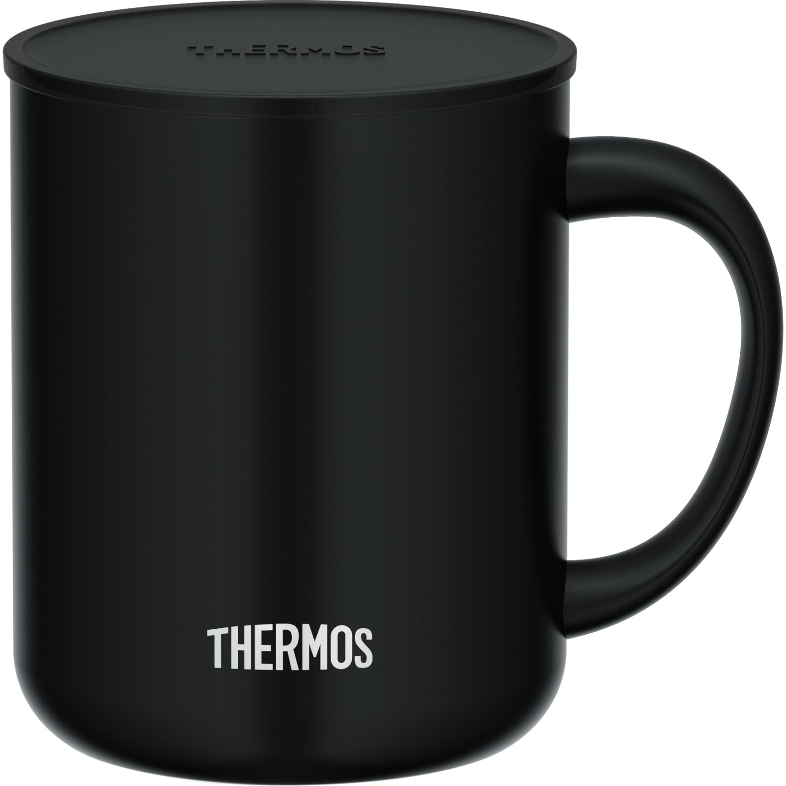 Thermos 450ml Insulated Stainless Steel Vacuum Mug in Smoke Black JDG - 452C