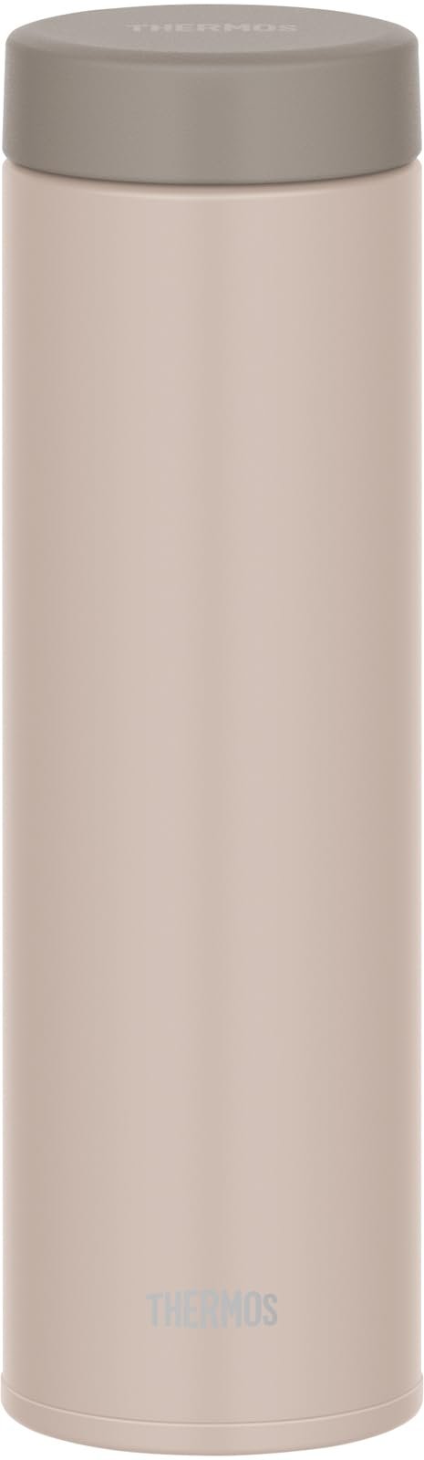 Thermos 480ml Stainless Steel Vacuum Insulated Water Bottle Easy Clean Screw Type Shell Beige - Jon - 481 Sbe