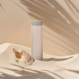 Thermos 480ml Stainless Steel Vacuum Insulated Water Bottle Easy Clean Screw Type Shell Beige - Jon - 481 Sbe