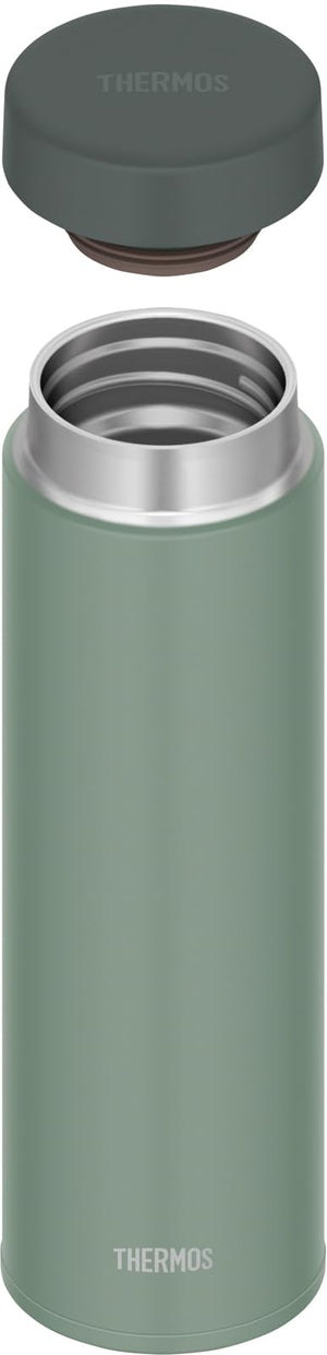 Thermos 480Ml Stainless Steel Water Bottle Vacuum Insulated Mug Leak - Proof Easy Clean - Leaf Green