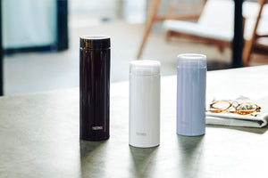 Thermos 480ml Vacuum Insulated Portable Water Bottle in Clear Black